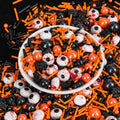 Halloween Terrifying Sprinkles, Candy Bloody Eyeballs, Ice Cream, Cupcake Topper by Sugarzy
