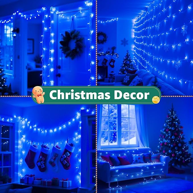 Christmas Lights Outdoor Waterproof, 196 FT 600 LED String Lights - Image 6
