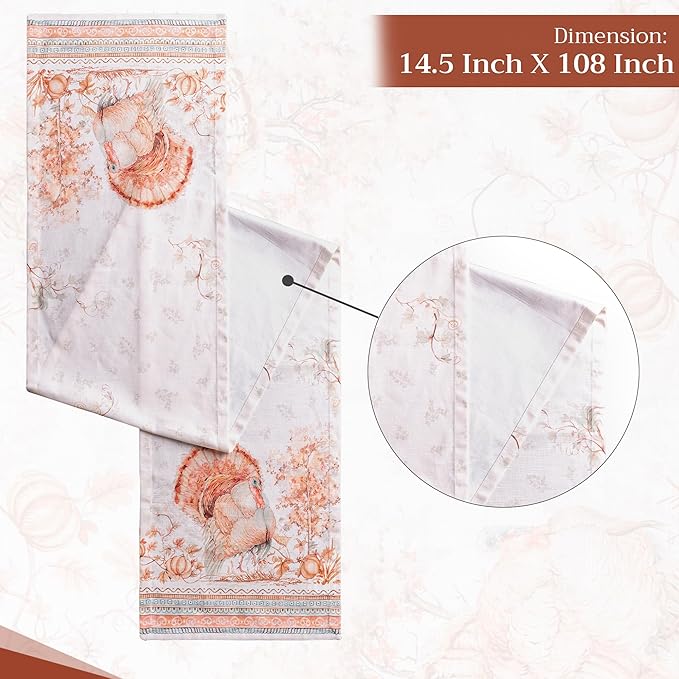 Maison d' Hermine Table Runner 100% Cotton Single Layer Table Runners 108 - Image 4