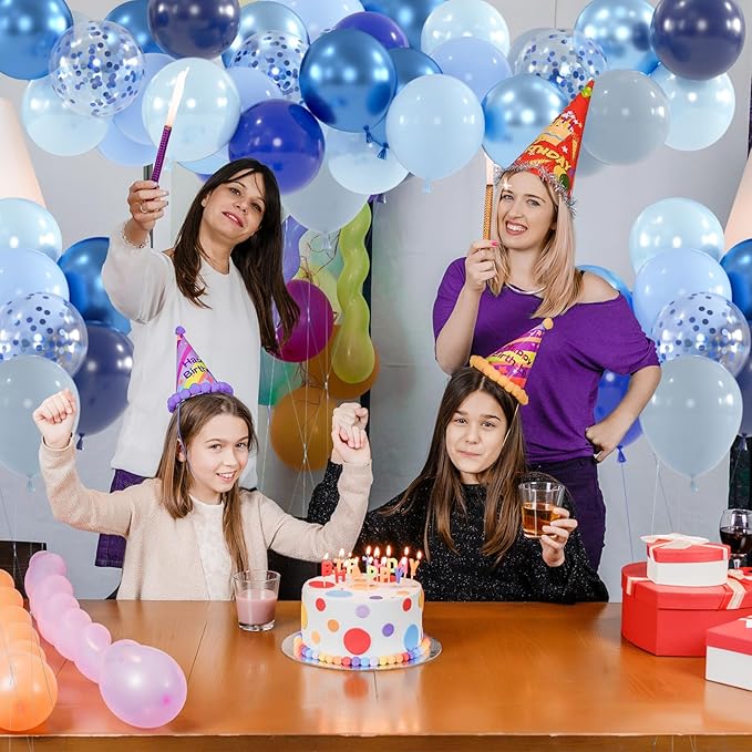 100pcs Blue Balloons - Image 3
