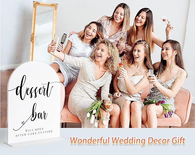 Dessert Bar Sign, Dessert Table Decor, Wedding Reception Decorations, Bridal - Image 5