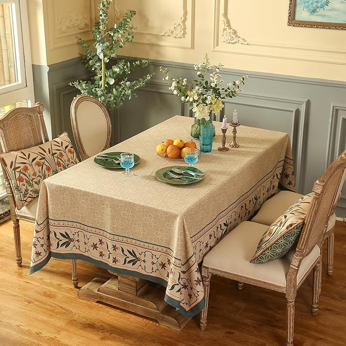 patdrea Designer French Small Rectangular Tablecloth, Decor Tables Covers - Image 8