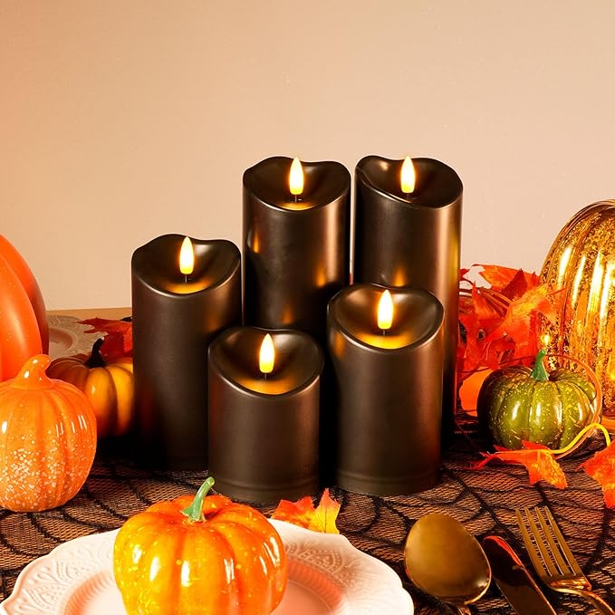Amagic Black Halloween Flameless Candles - Image 7