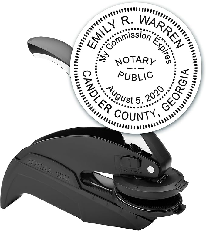 MaxMark Notary Seal Round Embosser by Maxmark