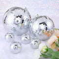 Large Mirror Disco Ball Bright Hanging Disco Ball: 6 Pcs Silver Reflective by SoarDream