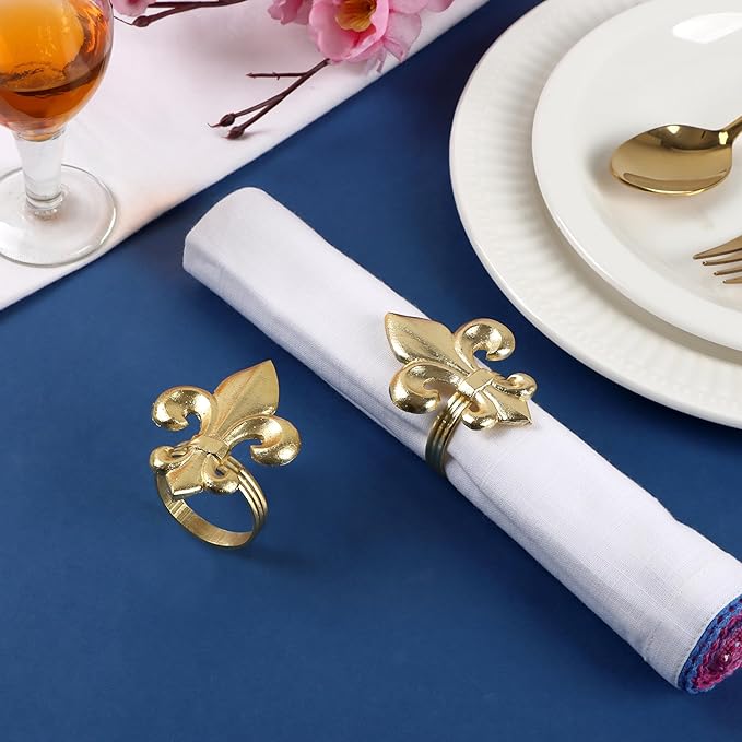 Gold Napkin Rings - Image 3