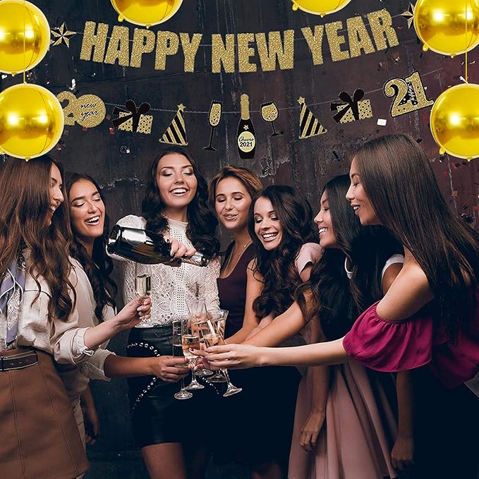 10 pcs Gold 4D balloon, 10 inch Foil Mylar Sphere Balloon - Image 6