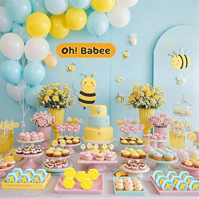 24 Set Baby Shower Favors Bee Party Favors Including Honeycomb Soap - Image 5