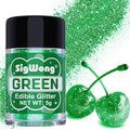 Green Edible Glitter - 5g Food Grade Cake Decorating Shimmering Glitter by WelcometotheSigWong