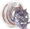 AMOLEN Silk PLA 3D Printer Filament, Shiny Multicolor Rainbow PLA Filament by AMOLEN