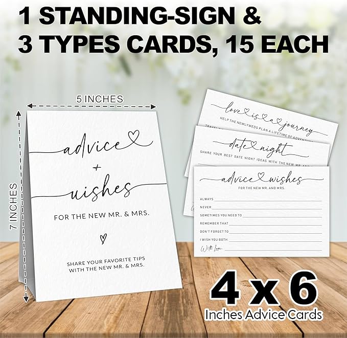 Wedding Advice Cards - Image 2