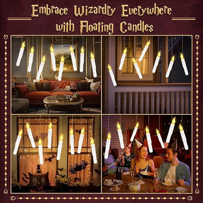 Halloween Decorations, Floating Candles - Image 7