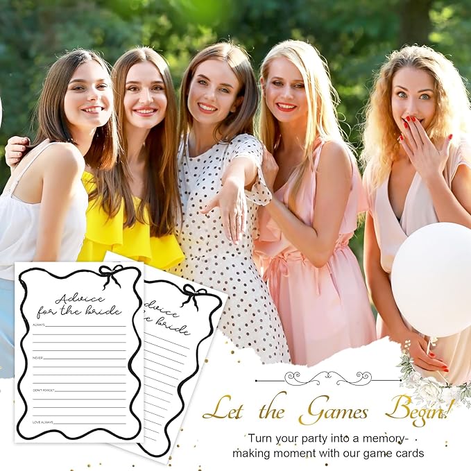 DEEKA 30 PCS Bridal Shower Games Card - Image 5