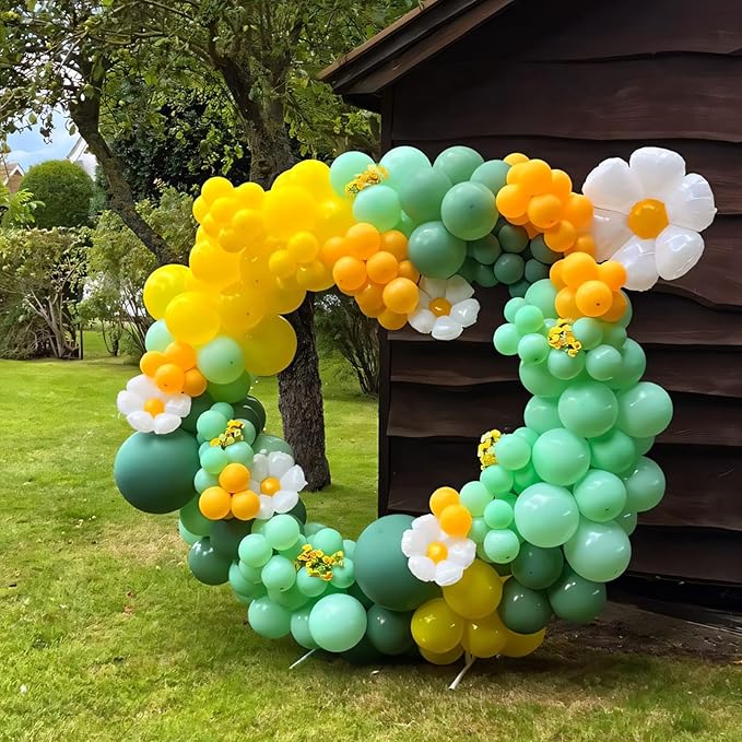 110pcs Yellow Balloons 12 Inch Latex Balloon Arch Kit - Image 5