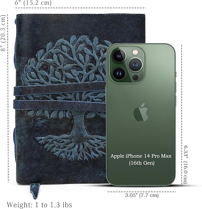 LUXEORIA Tree Of Life Leather Journal - Image 2
