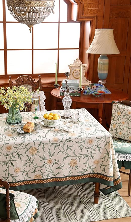 patdrea Designer French Linen Table Cloth - Image 3