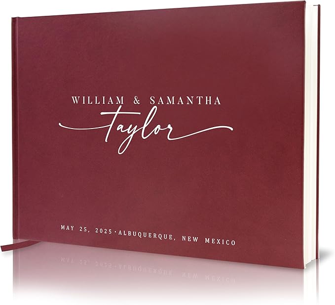 Personalized Guest Book by ModernAlbumDesigns