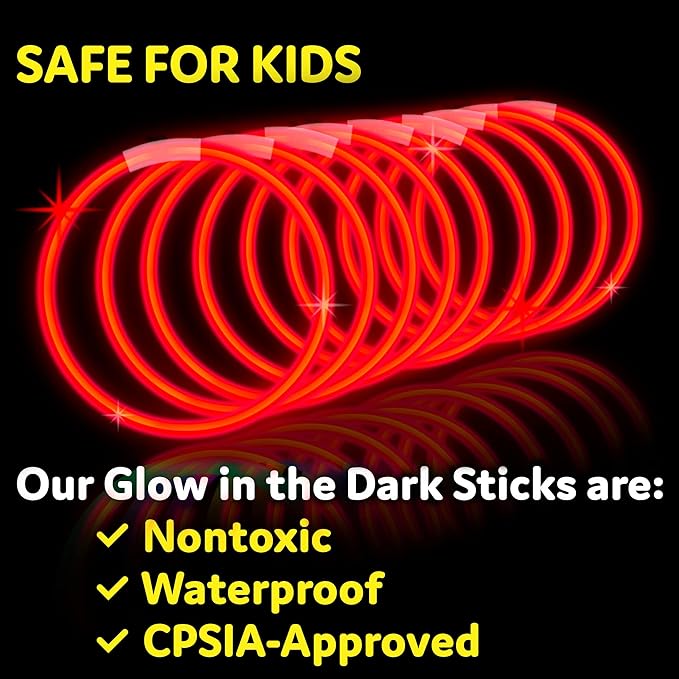 PartySticks Red Glow Sticks - Image 6