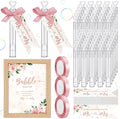 405 Pcs Wedding Bubbles Wands Set Include Heart Bubble Wands Bubbles Send Off by Gemscream