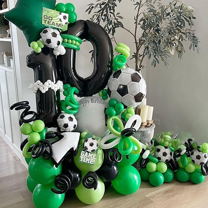 Metallic Chrome Soccer Balloons - Image 4