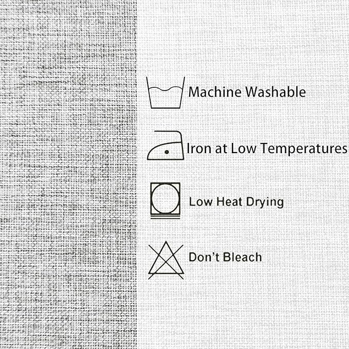 Hiasan Faux Linen Rectangle Tablecloth - Image 6