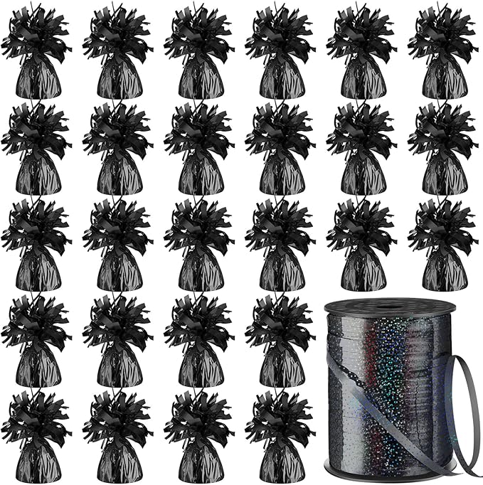 24 Pcs Balloon Weights Metallic Anchor Balloon Holder by Yunsailing