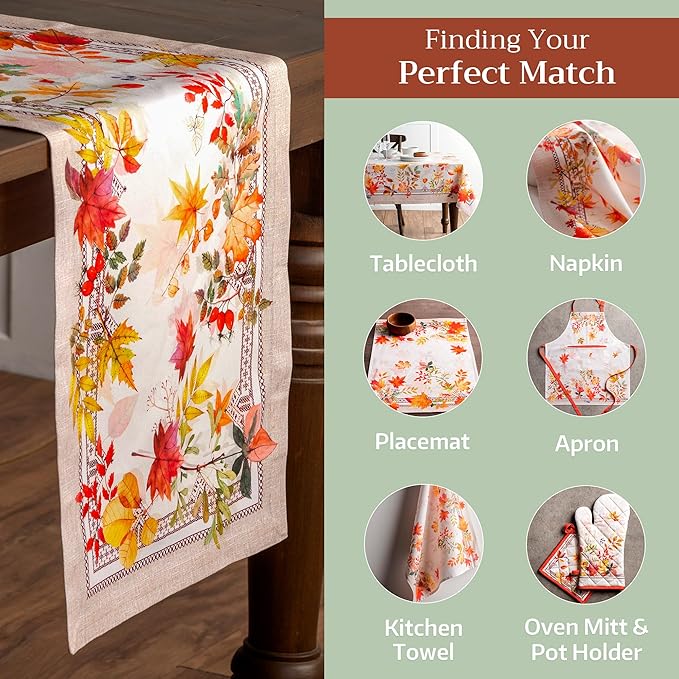 Maison d' Hermine Table Runner 100% Cotton Single Layer Table Runners 72 inches - Image 6