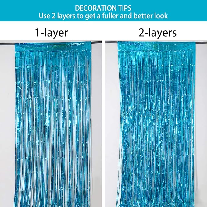 Foil Fringe Curtains Party Decorations - Image 6