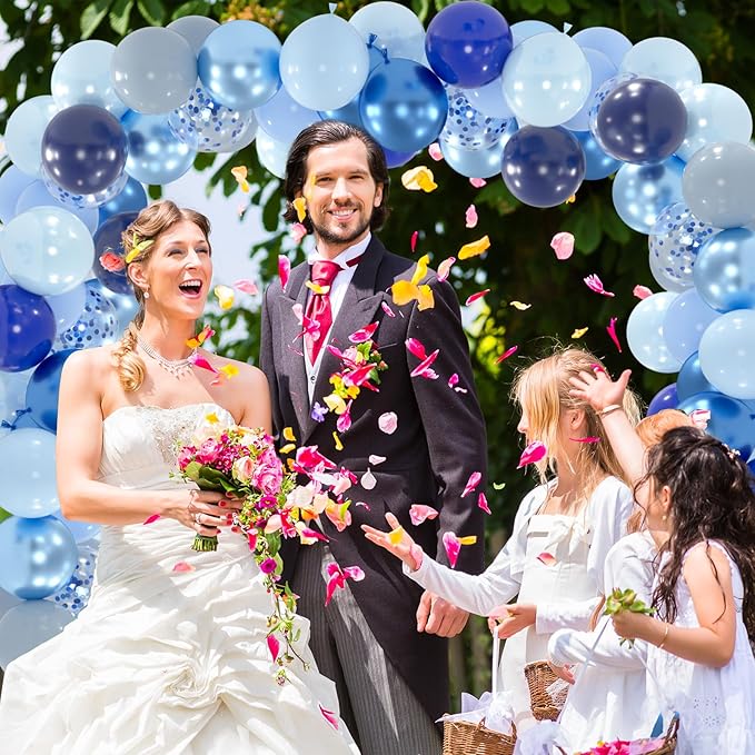 100pcs Blue Balloons - Image 4