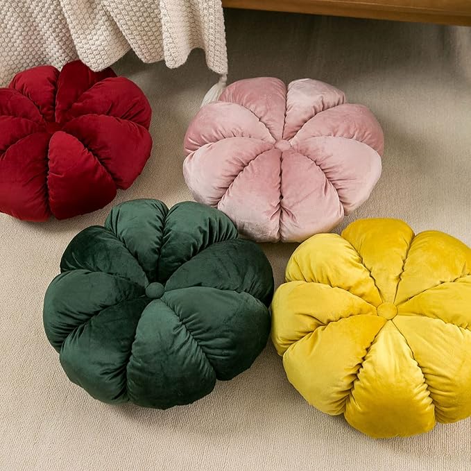 Flower Pillow Cushion Round Decorative Throw Pillow - Image 5