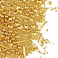 Gold Pearl Heart Sprinkles, Pearls Sprinkles by Joyvitas