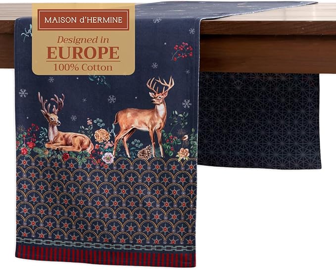 Maison d' Hermine Table Runner 100% Cotton Double Layer Table Runners 108 by MaisondHermine