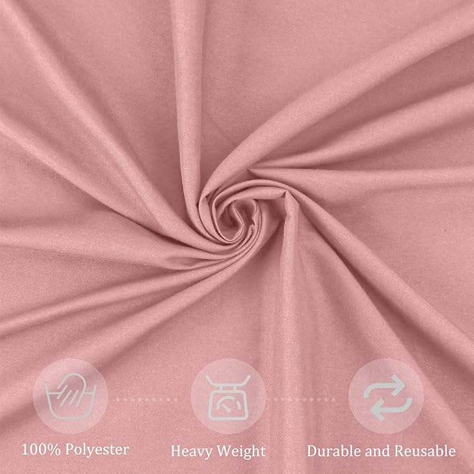8 Pack Premium Round Tablecloth 90 Inch Round Table Covers Bulk Washable - Image 4