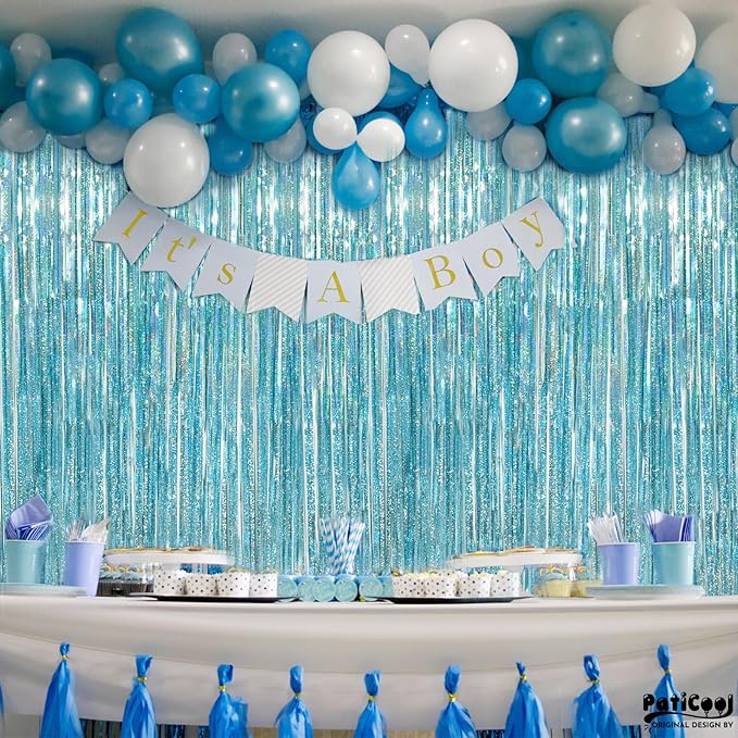 Light Blue Streamers Party Decorations - Image 6