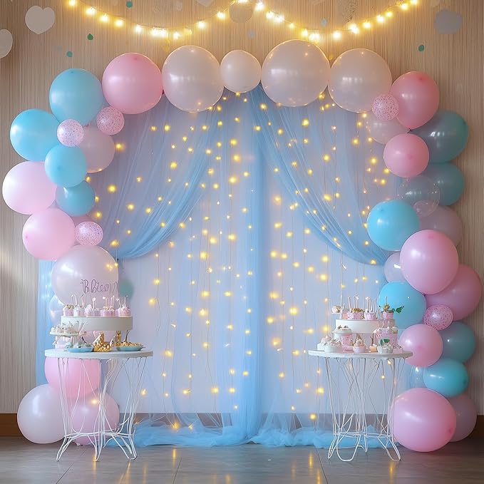 Fomcet Tulle Backdrop Curtains - Image 7