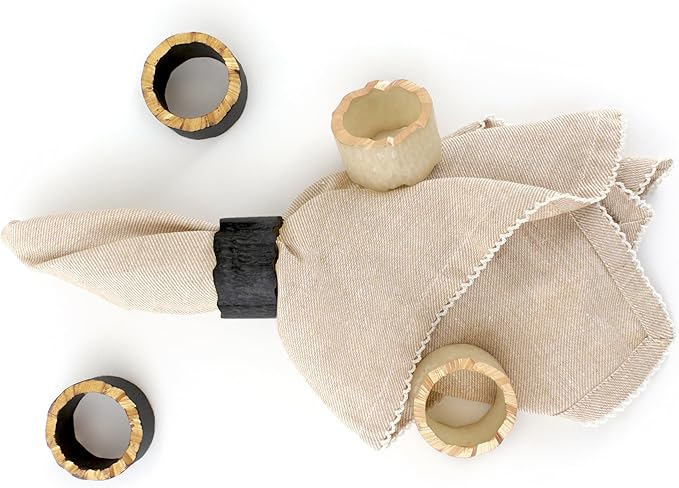 12 Pieces Epoxy Resin Napkin Rings - Image 9