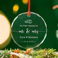 Personalized Glass Ornament 2025 by Noni