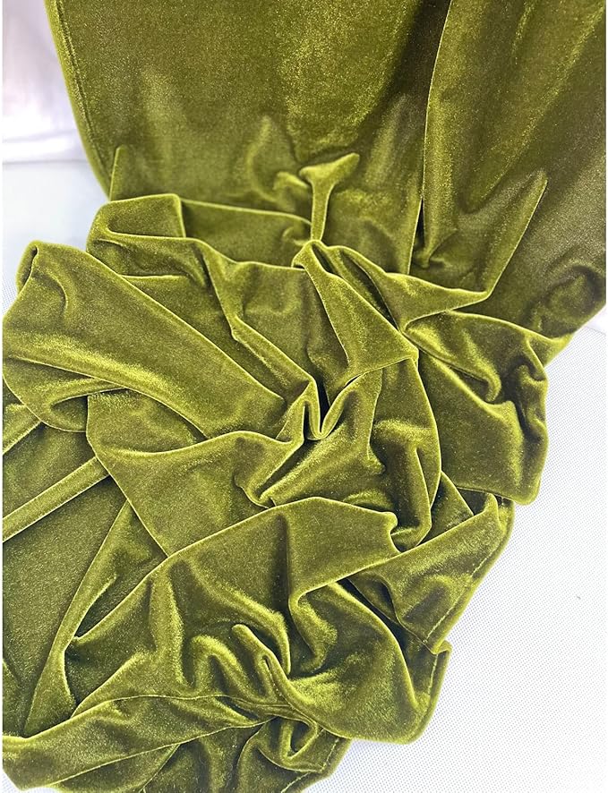 Luxurious Velvet Table Runner, 10ft Wedding Reception Decorations, 20x120inch - Image 3