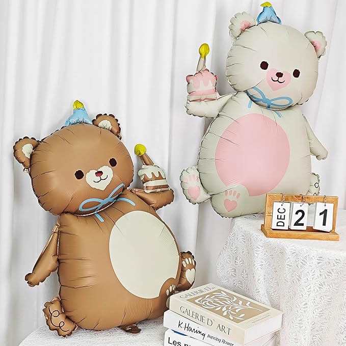 2PCS Matte bear Animal balloon - Image 6