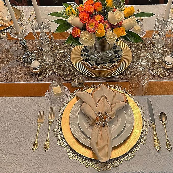 Luxurious Velvet Table Runner, 10ft Wedding Reception Decorations, 20x120inch - Image 4