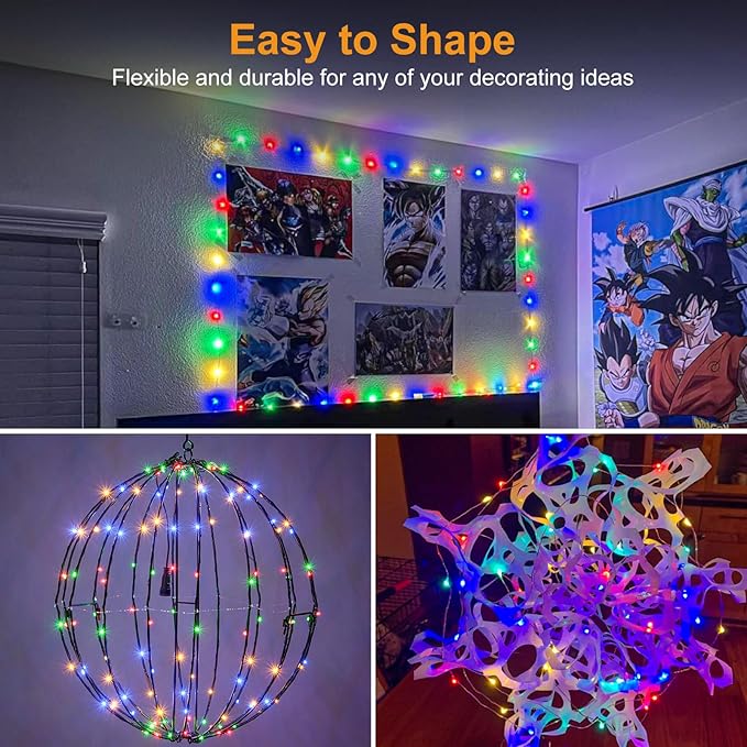 btfarm 6 Pack Fairy Lights Battery Operated, 7ft 20 Led Twinkle Lights String - Image 6
