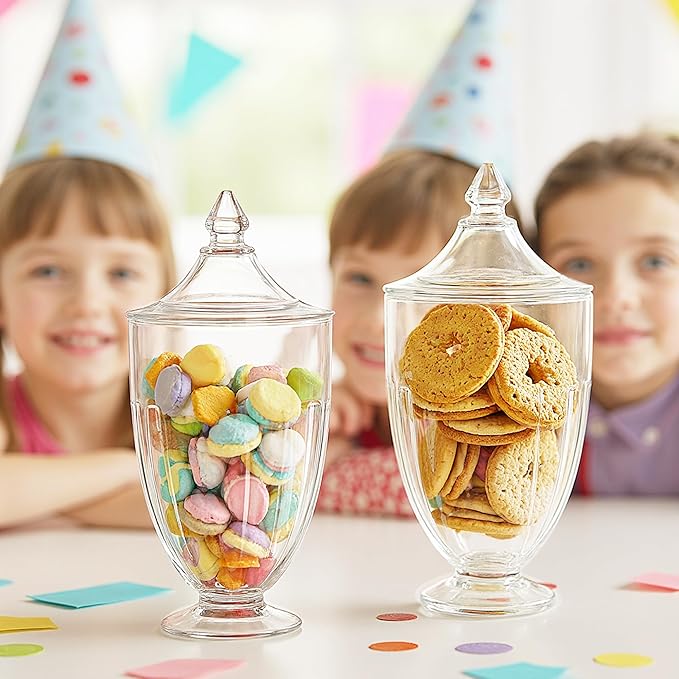 ZEERSHEE 2 Pack 26oz Glass Candy Jars - Image 4