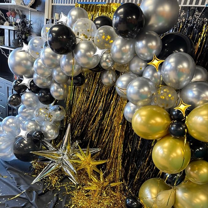 6 Pcs 22" & 10 Pcs 10" Star Foil Balloons - Image 3