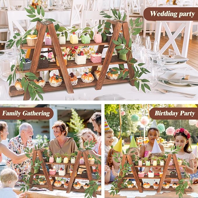 Wooden 3-Tier Cupcake Stand - Image 7
