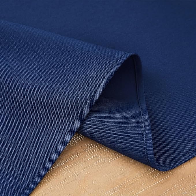 2 Pack Navy Blue Table Runner 12 x 60 Inch Solid Color Farmhouse Runners Coffee - Image 5