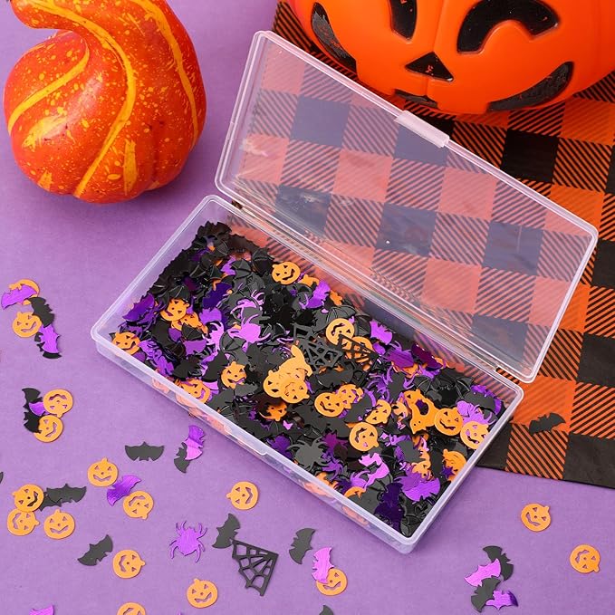 MARFOREVER Halloween Confetti Glitter Table Decorations Party Scatter Table - Image 2