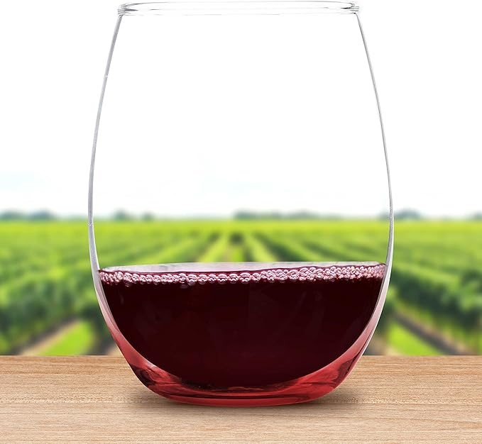 DISCOUNT PROMOS Stemless Wine Glass 9 oz. Set of 10, Bulk Pack - Image 7