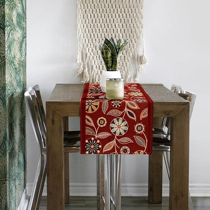 Snycler Table Runner Boho Table Runners Vintage Elegant Farmhouse Table Center - Image 4