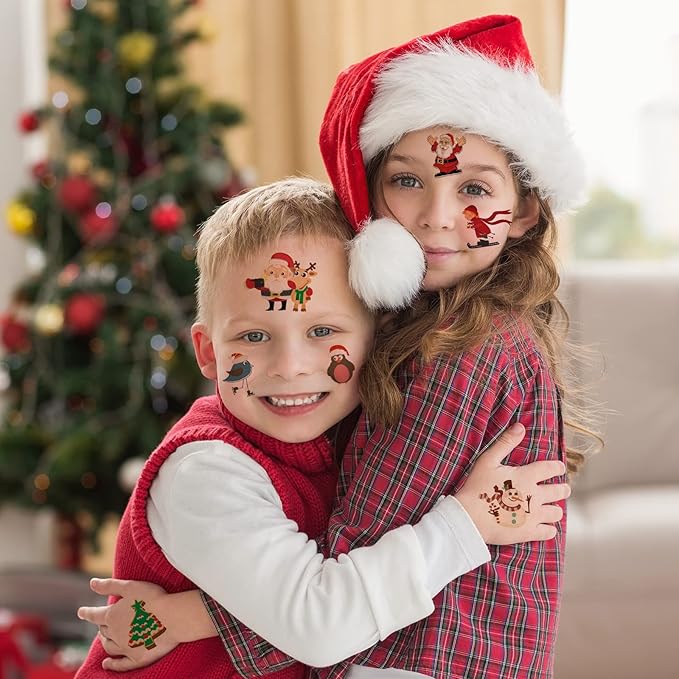 42 Sheets Christmas Temporary Tattoos - Image 7