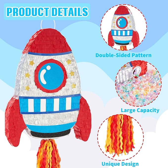 WERNNSAI Rocket Piñata - Image 4